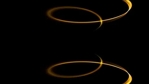 Dynamic Golden Rotational Motion Stock-Footage 88605728