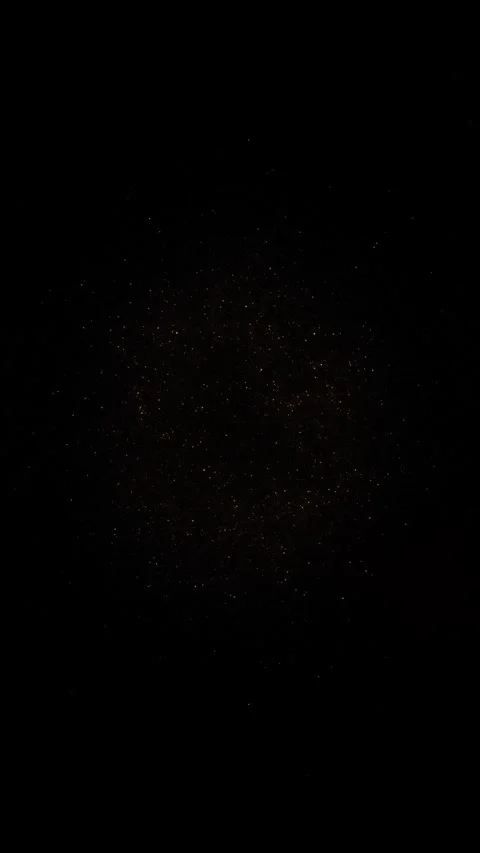Dynamic Golden Star Explosion with Sparkling Particles and Dust on Black Backgro Stock Footage 341912599
