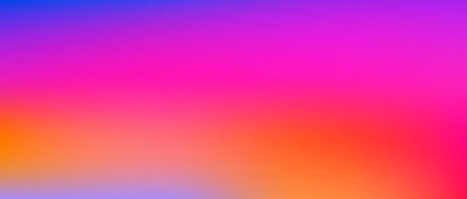 A dynamic gradient background blending vibrant pink, purple, and orange ton.. Stock Illustration