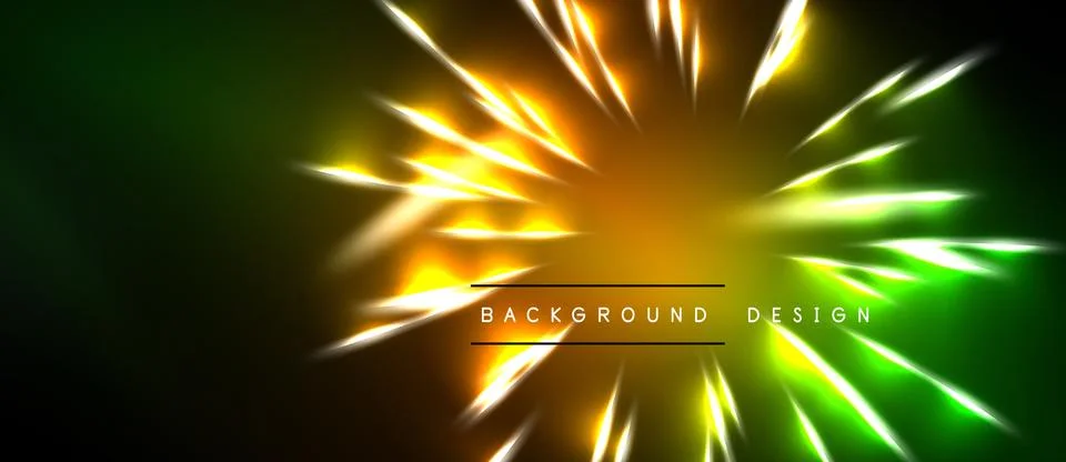 Dynamic gradient background. Bright starburst pattern radiates from center. イラスト素材