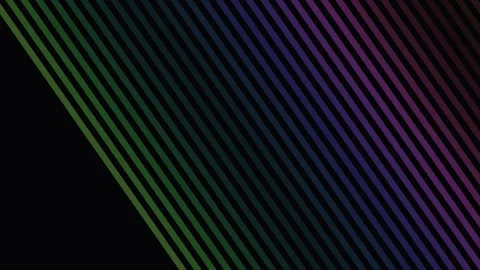 Dynamic Gradient Background Lines: Abstract Rainbow Color Wave Effect Stock Footage 336836672