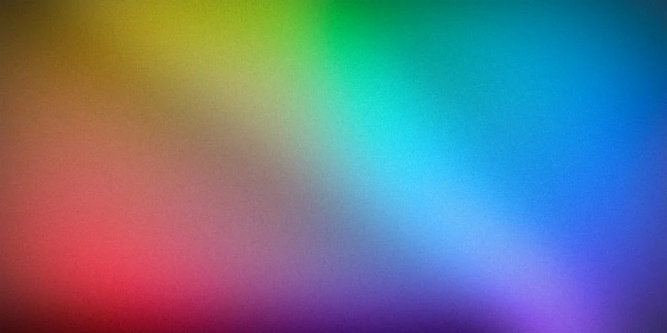 Dynamic gradient background with vivid shades of green, blue, purple, red, .. Stock Illustration