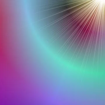 Dynamic gradient blur sun rays background design Stock Illustration