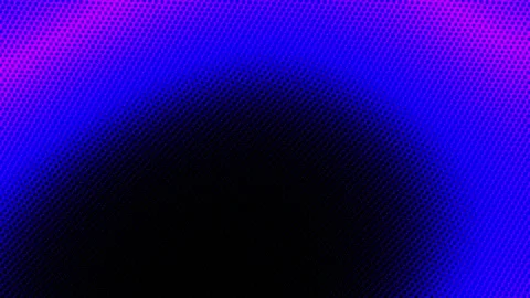 Dynamic Gradient Halftone Pattern Shifting from Black to Vibrant Blue and Pink Stock Footage 313911092