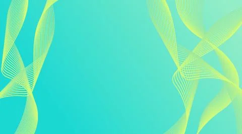 Dynamic Gradient Wave Lines Background For Promotion Product Stock Illustration
