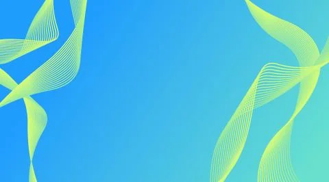 Dynamic Gradient Wave Lines Background For Promotion Product Stock Illustration