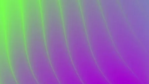 Dynamic Gradient Waveforms of Green and Purple with Visual Depth Effect, se.. Stock Footage 313157040