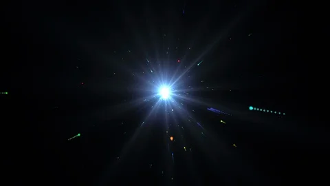 Dynamic Gradients Beams Animation Stock Footage 119885807