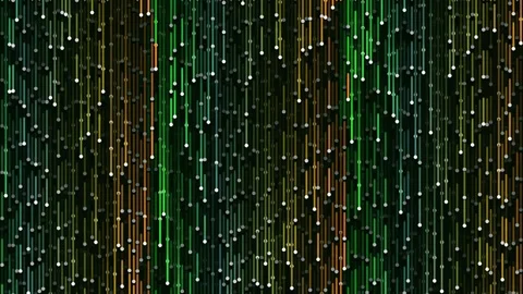 Dynamic green abstract digital background lines pattern for technology data.. Stock Footage 341059867