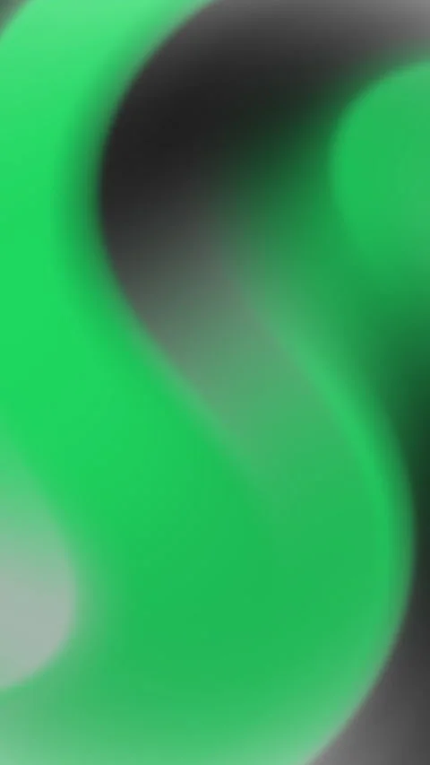 Dynamic Green and Grey Abstract Gradient Swirl Background Animation Stock Footage 327253211