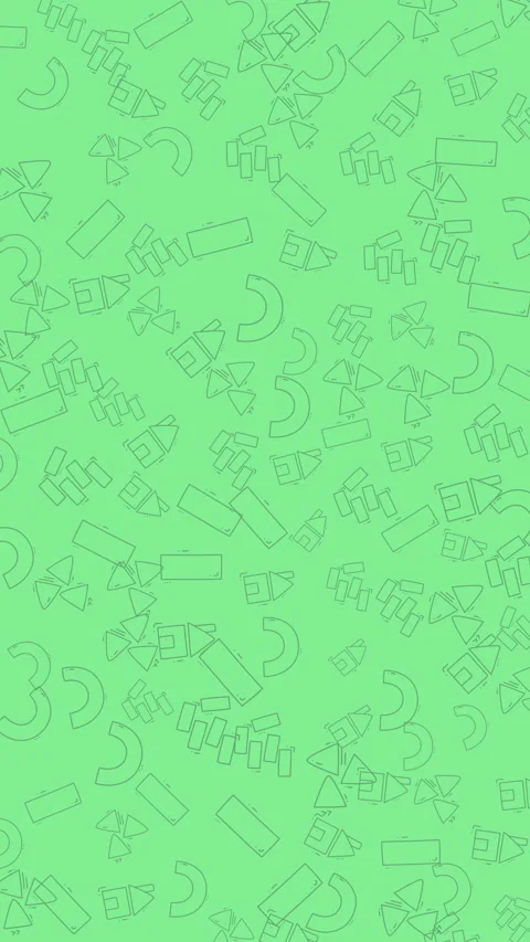 Dynamic green background with subtle abstract fragmented shapes animation Stock Footage 338292333