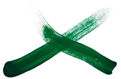 Dynamic green brush strokes create an abstract artistic expression Foto stock