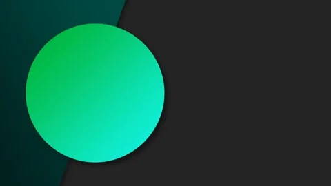 Dynamic Green Circle Modern Website UI Animation Background Loop. Stock Footage 340037512