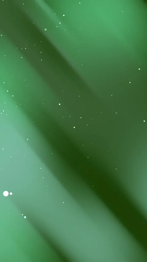 Dynamic green flowing lines with shimmering particles abstract animated bac.. Stockbeeldmateriaal 339993140