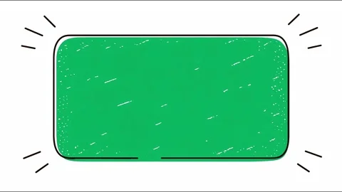 Dynamic green frame animation with abstract artistic elements Stock Footage 315504873