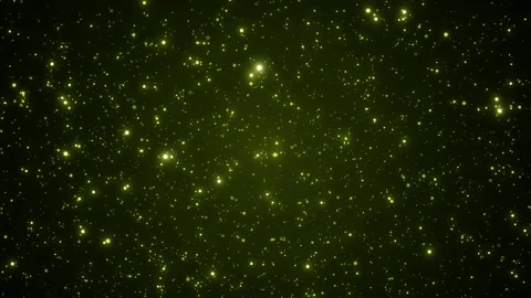 Dynamic green glowing particles dust flowing upward motion background loop Stock Footage 327625550