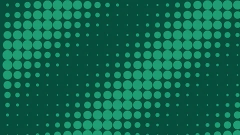 Dynamic green halftone dot pattern background abstract wallpaper backdrop Stock Footage 343632881
