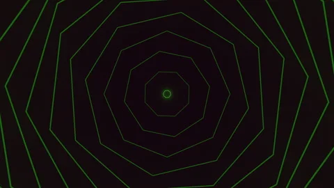 Dynamic green line pattern on sleek black background - perfect for web design Stock Footage 285696034