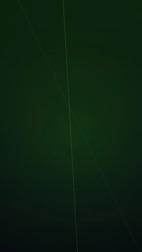 Dynamic Green Lines Intersect and Flow in Abstract Motion Graphics Stock Footage 327942577