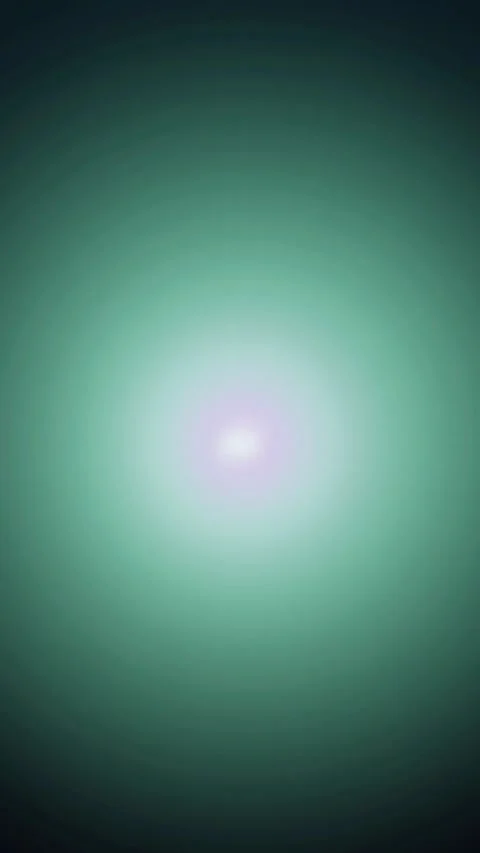 Dynamic green nebula with expanding concentric circles and central light bursts Stock Footage 327943438