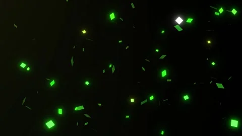 Dynamic Green Particle Background | Glowing Motion Design Stock Footage 318539497