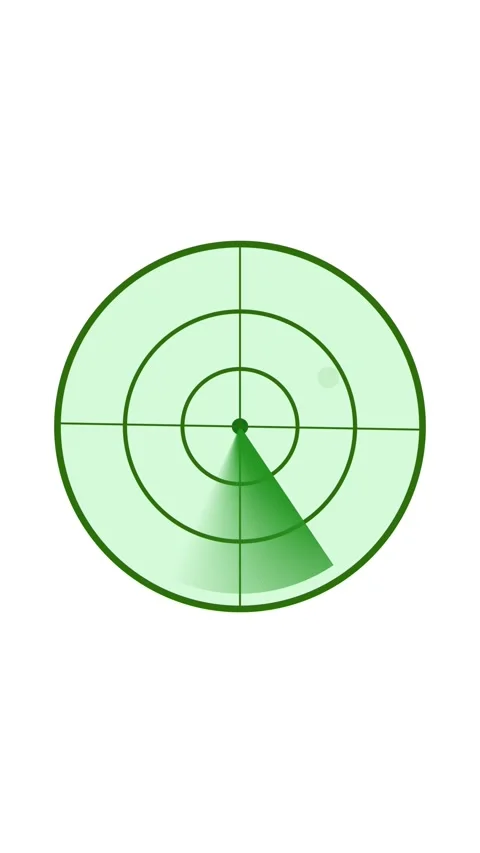 Dynamic green radar scan animation in high definition featuring glowing swe.. Stock Footage 314556485