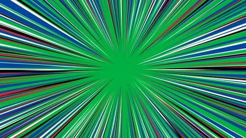 Dynamic Green Radial Burst Background for Digital Design. Stock Footage 340073969