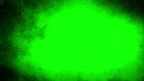 Dynamic Green Screen Background with Grunge Texture Overlay and Vintage Film Video stock 338326894