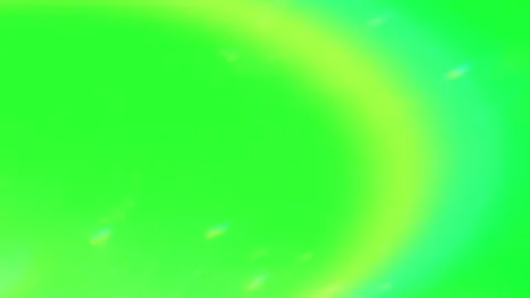 Dynamic green screen background with moving light flares with creating dynamic Vídeo Stock 344411242