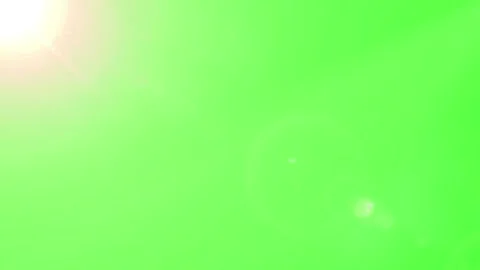 Dynamic green screen sun flare lens effect animation with background Stock Footage 345216481