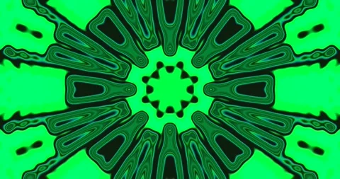 Dynamic green tunnel video loop creating an immersive visual experience for.. Stock Footage 320387372