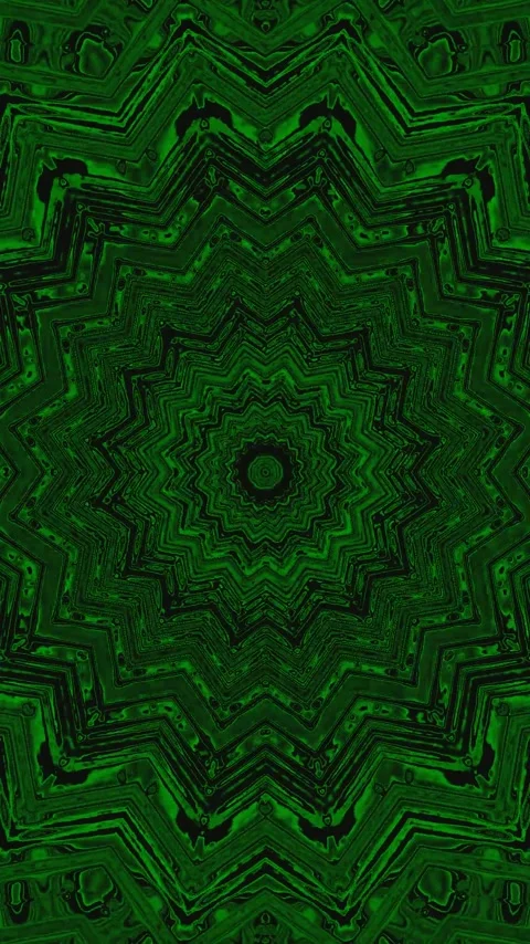 Dynamic green tunnel video loop creates mesmerizing visual experience for s.. Stock Footage 321568484
