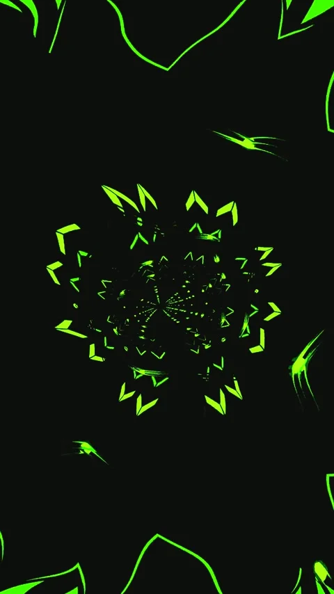 Dynamic green tunnel vj loop screensaver provides immersive visual experien.. Stock Footage 321263855