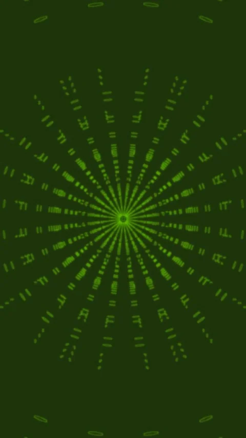 Dynamic green tunnel vj loop ideal for seamless screensaver with mesmerizin.. Stock Footage 321570468