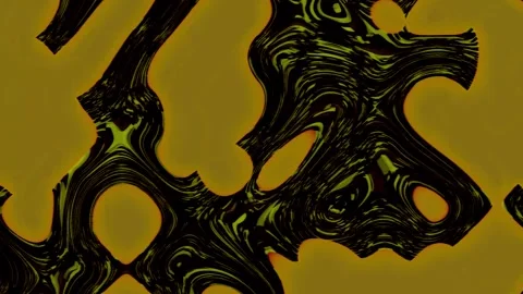 Dynamic Green Yellow Gradient Fluid Animation Loop Stock Footage 325031696