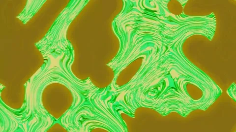 Dynamic Green Yellow Gradient Fluid Animation Loop Stock Footage 325031735