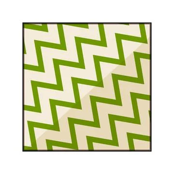 Dynamic green zigzag chevron pattern design Illustrazione stock