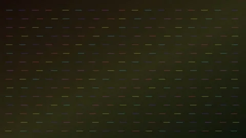Dynamic grid of colorful dashed lines moving subtly on a dark background cr.. Stock Footage 340470085