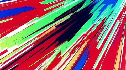 Dynamic Grunge Anime FX Hand-Drawn Comic Pattern Loop Stock Footage 315212039