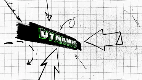 Dynamic Grunge Logo Reveal With Drawn Arrows After Effects素材