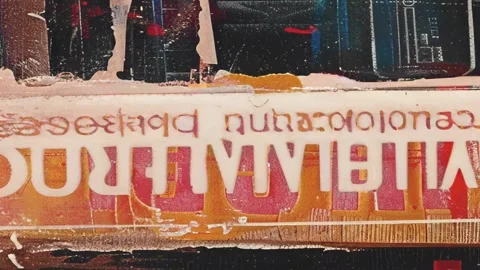 Dynamic Grunge Texture Overlay Stock Footage 300080307