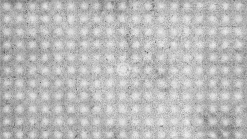 Dynamic Halftone Displacement Background With Distinct Circular Patterns An.. Stock Footage 311788767