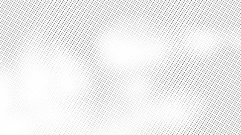 Dynamic halftone pattern texture gradient with black dots diminishing in size Stock Illustration