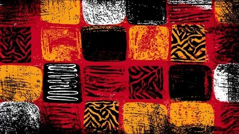 Dynamic handdrawn abstract animation with vibrant textures Stock Footage 315504936
