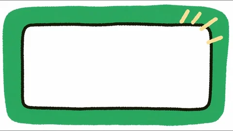 Dynamic handdrawn frame animation with abstract movement and artistic flow Stock Footage 315504869