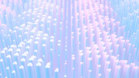 Dynamic heart field animation with wavy effect Stock Footage 277667886