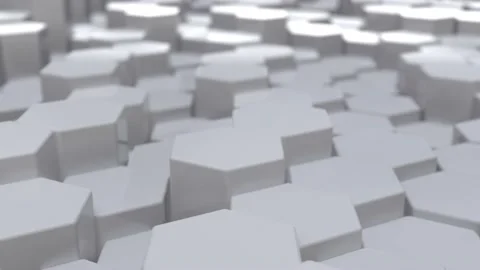 Dynamic Hexagons. Abstract 3d background. Stock Footage 228321257