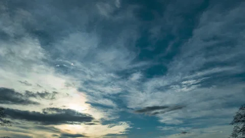 Dynamic High Cloud Time lapse Stock Footage 283242251