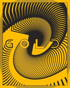 Dynamic High Contrast Typography Text Poster Contemporary Graphic Style Illustrazione stock