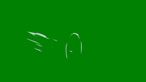A dynamic high-energy green screen transition with sweeping lines Stock Footage 301387261